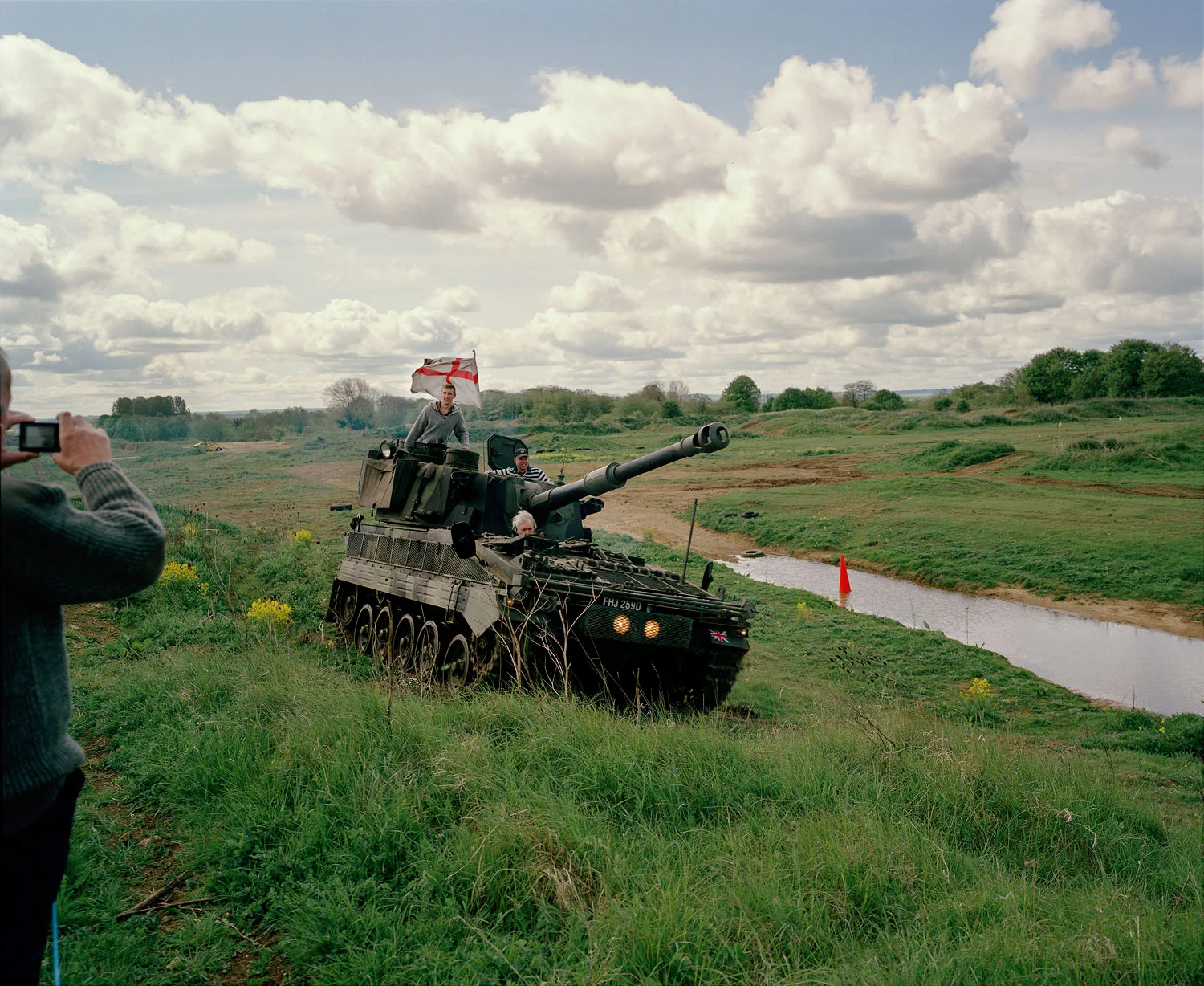 Tank rides at Abingdon Air and Country Show, Dalton Barracks, Oxfordshire, 3 May 2009
