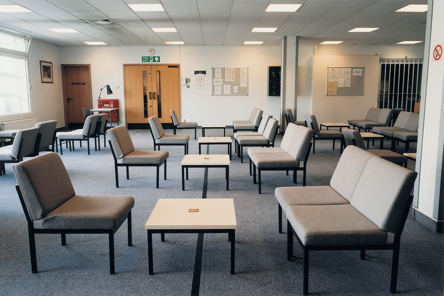 The Visitors’ Room, Tinsley House IRC (Gatwick), April 2004