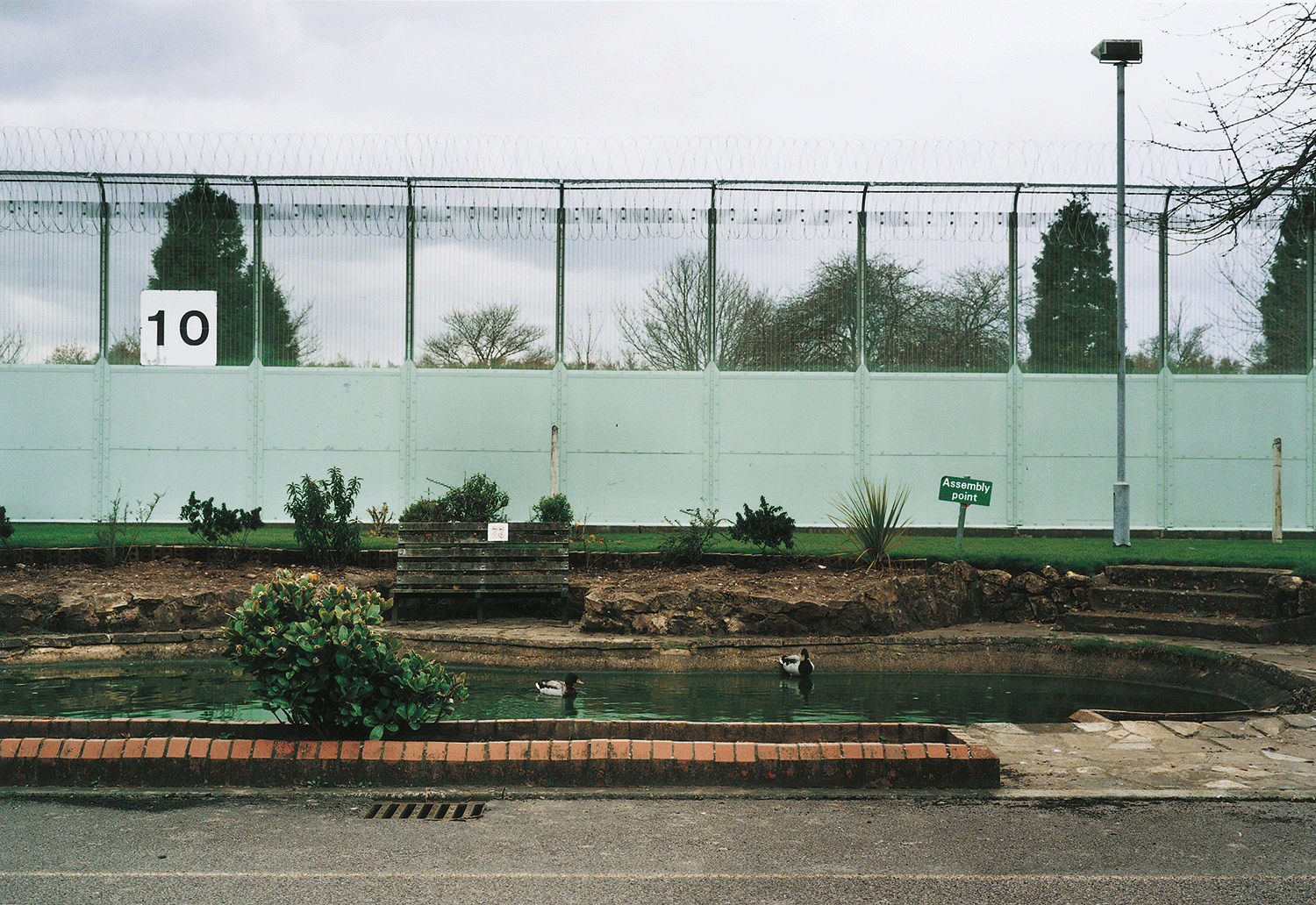 Detainees’ recreation area, Lindholme IRC, April 2006