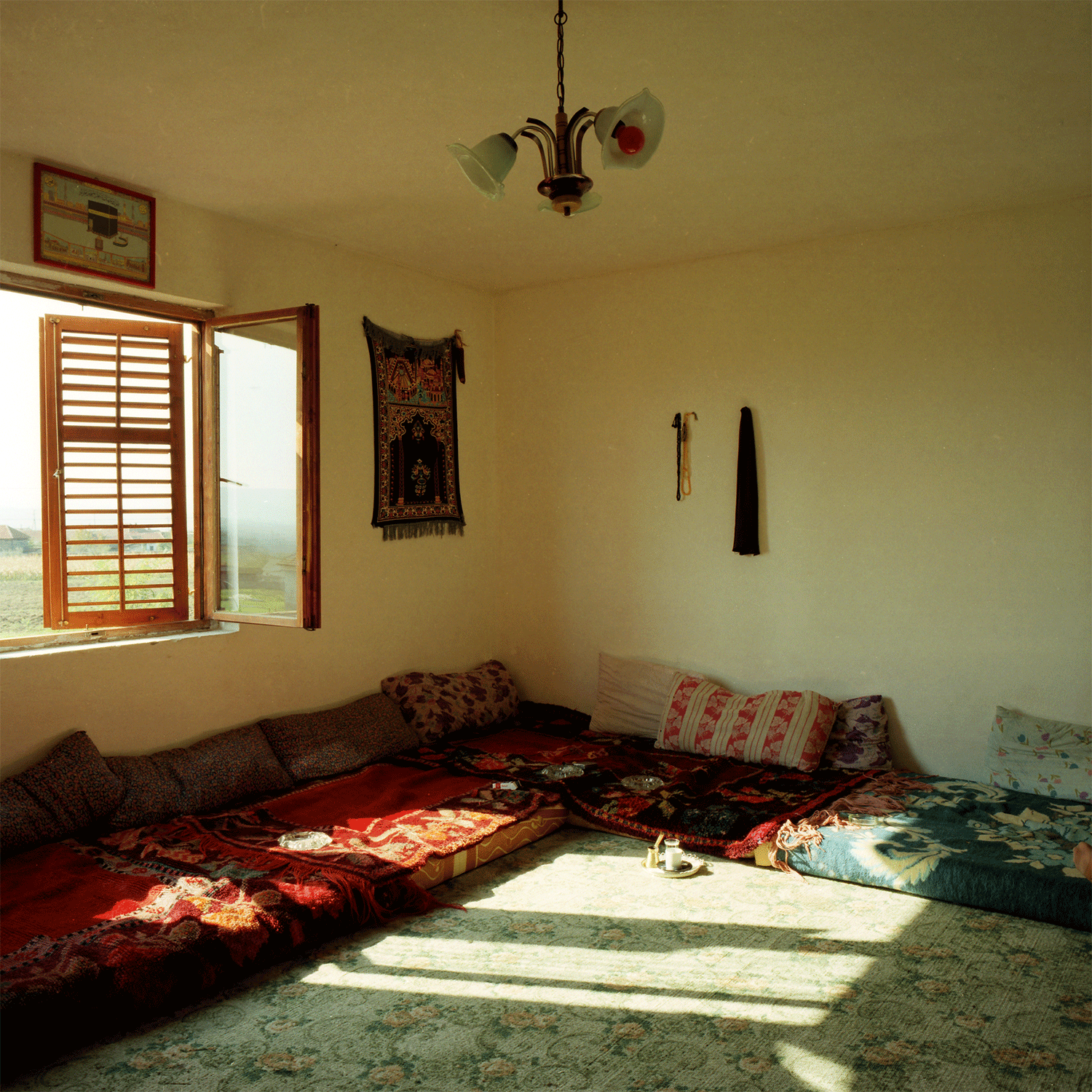 “We used to live in a village forty kilometres from here in the mountains, where there were wolves and wild animals. So when the police came here looking for arms, we gave them our two hunting guns. Here in our house nobody was beaten but a woman wa