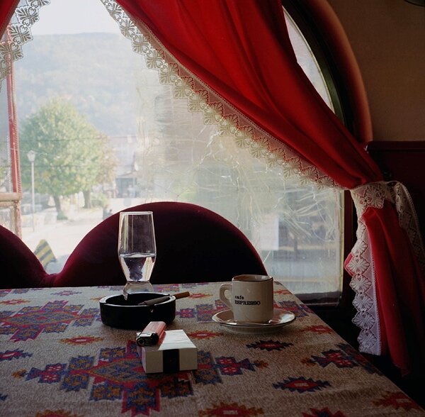  After the interview M.B., Bosniak, in a Prizren cafe, October 19 2000. ”Fear was our permanent escort from early 1998. The Albanians were the main focus of harassment, but we didn’t talk to them much; they didn’t trust us – each community had kept f