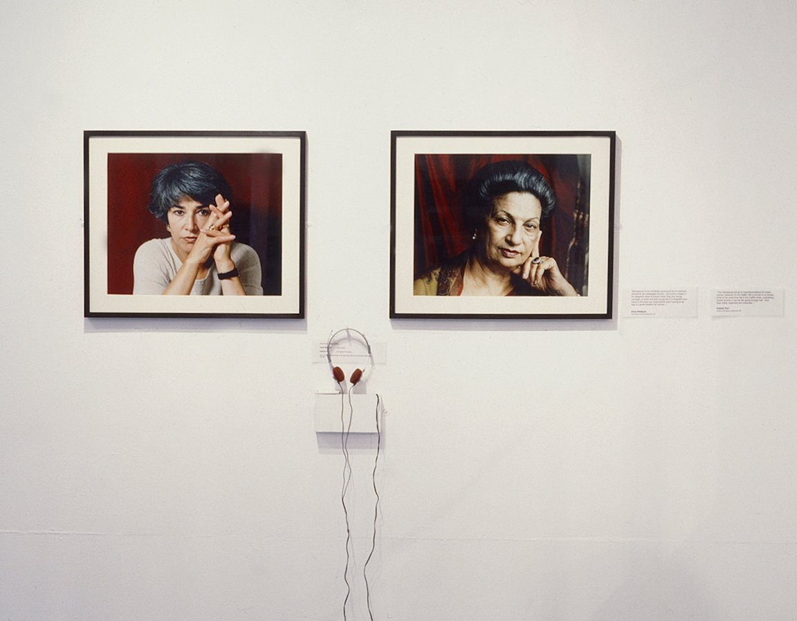 Prime of Life, from Silent Health exhibition, Camerwork, London, 1990. Portraits of Anna Raeburn and Kailash Puri © Melanie Friend.jpg