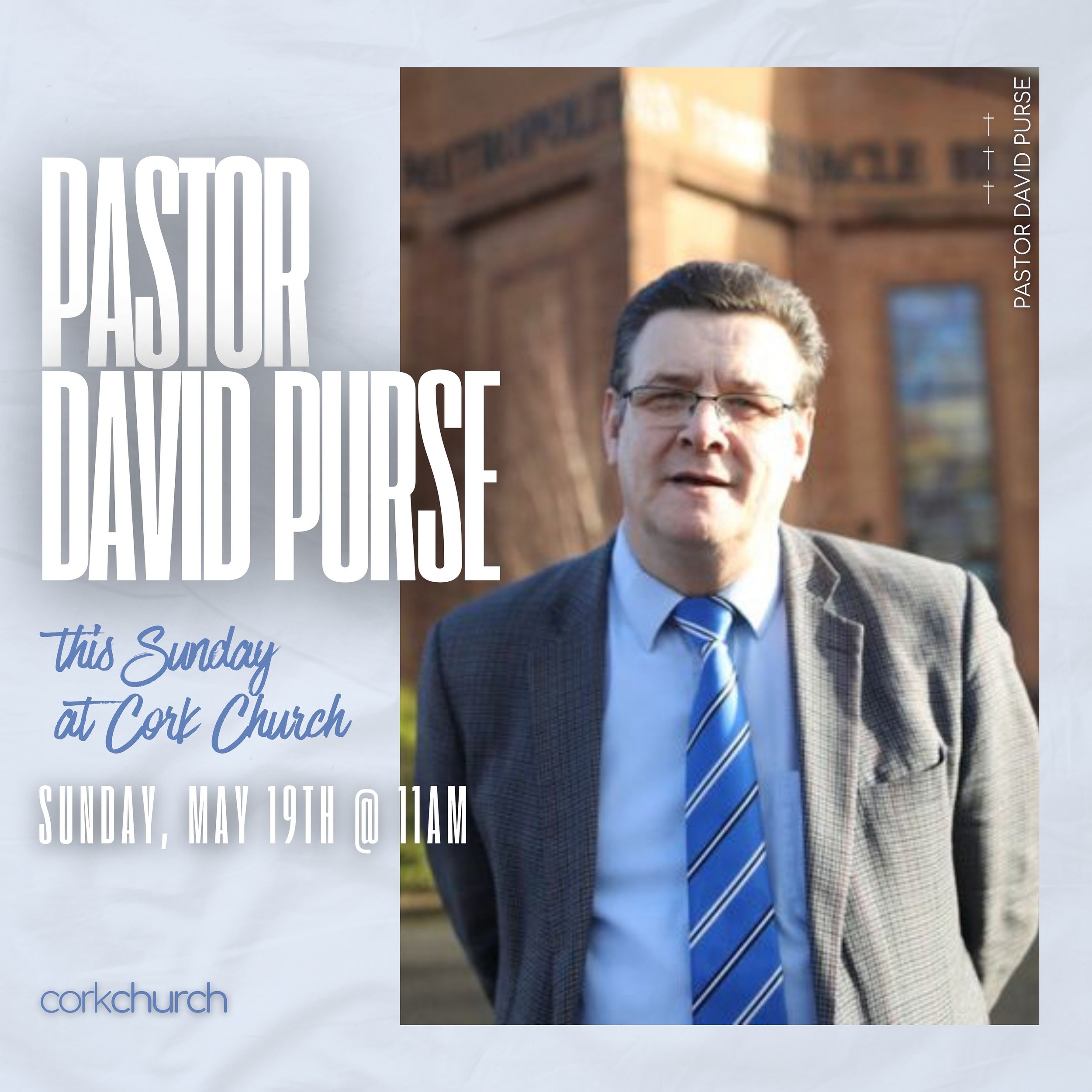 Join us tomorrow - we&rsquo;re saving a seat for you!

We have Pastor David Purse from @whitewellchurch in Belfast joining us to bring a great Word. We know you will be blessed! Tag a friend &amp; invite them along. God is doing amazing things at Cor