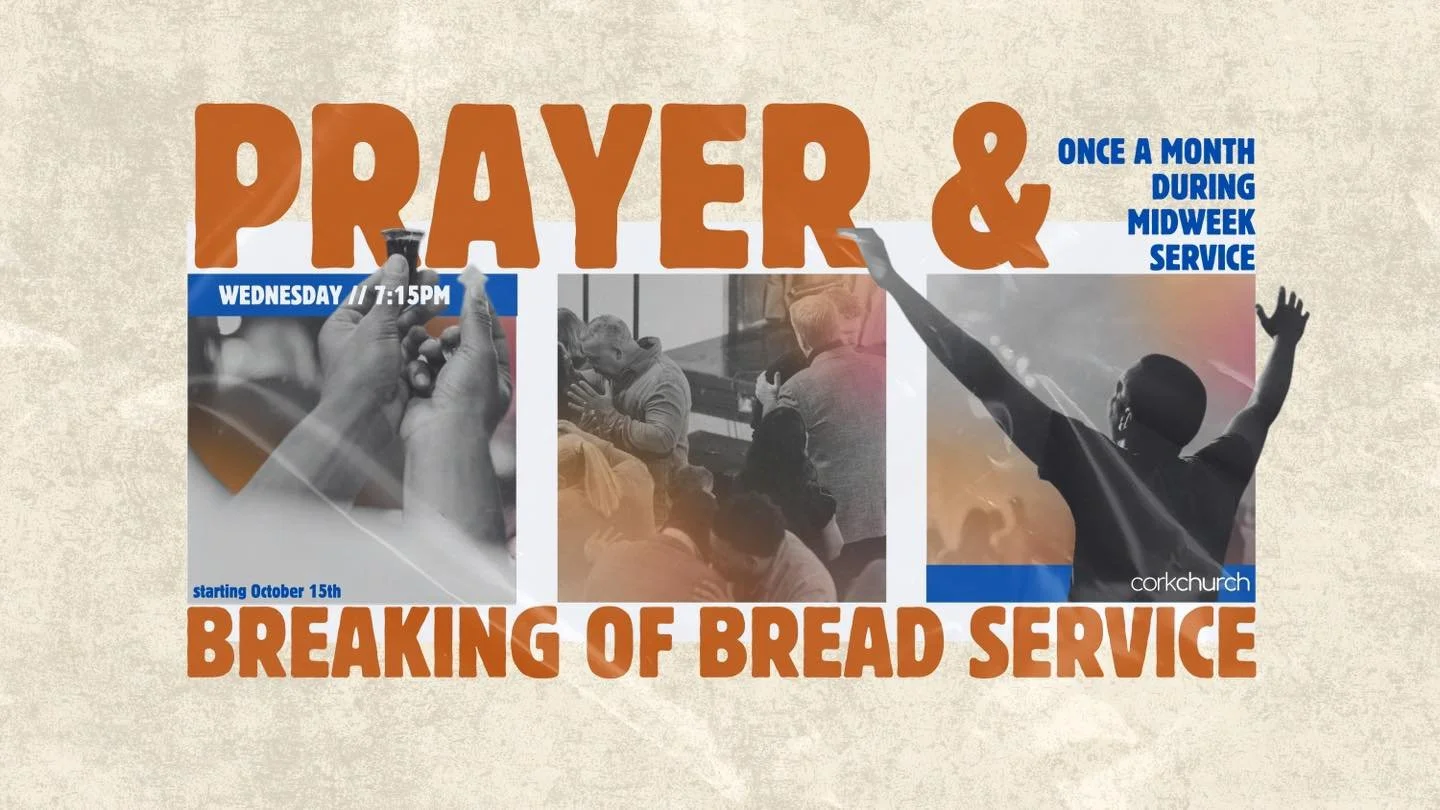 PRAYER &amp; BREAKING OF BREAD SERVICE 🙏

Tomorrow is our Prayer &amp; Fasting Day. We are encouraging you to Pray &amp; Fast for the day; then join us at 7:15pm for a night of worship, laying on of hands, seeking the Lord &amp; then we will break t