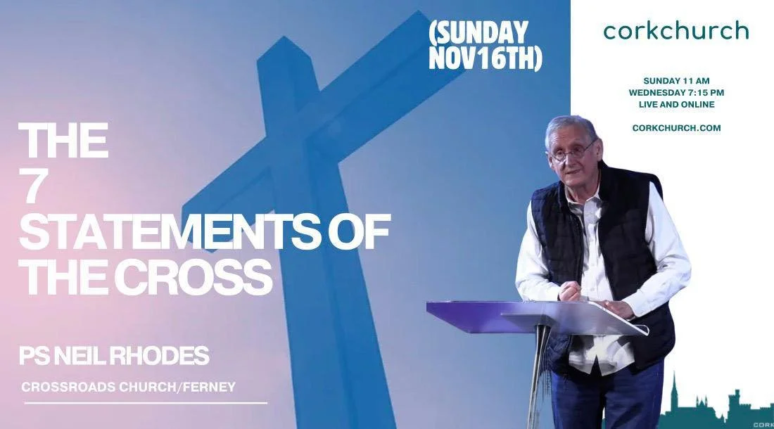 SUNDAY NOT TO BE MISSED 🚨 

Join us this Sunday, November 16th at 11am. We are delighted to have Pastor Neil Rhodes (Crossroads Church) bring the Word to us and speak on &lsquo;The 7 Statements Of The Cross.  It&rsquo;ll be an incredible day in the 