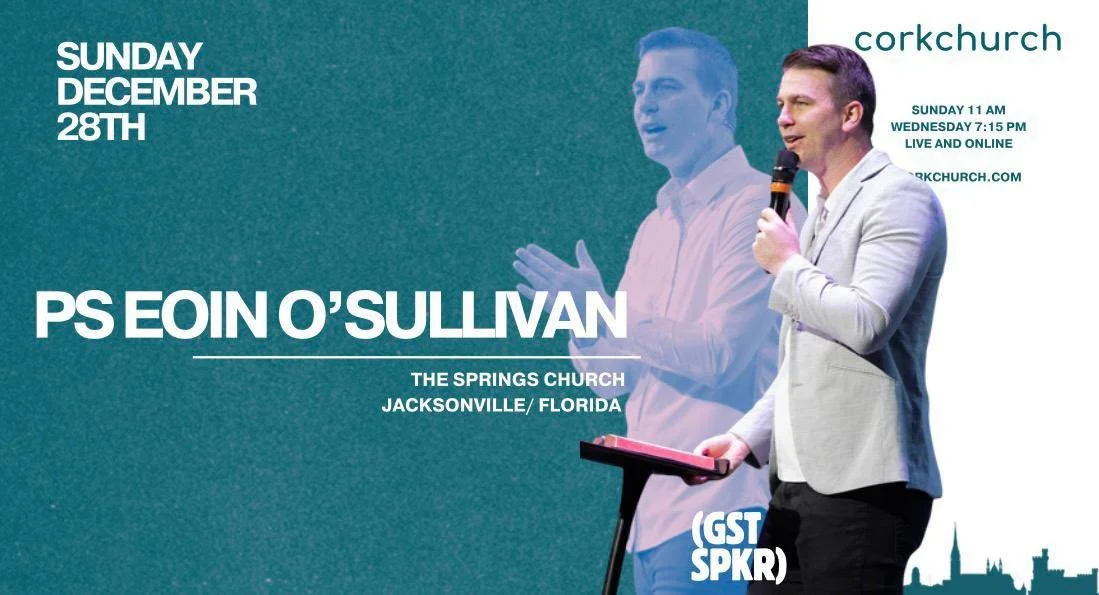 Join us for church on Sunday! You don&rsquo;t want to miss it - it&rsquo;ll be a wonderful day!

Pastor Eoin O Sullivan will be joining us to bring the Word. Pastor Eoin grew up in Cork Church &amp; is now the Senior Pastor of The Springs Church- Jac