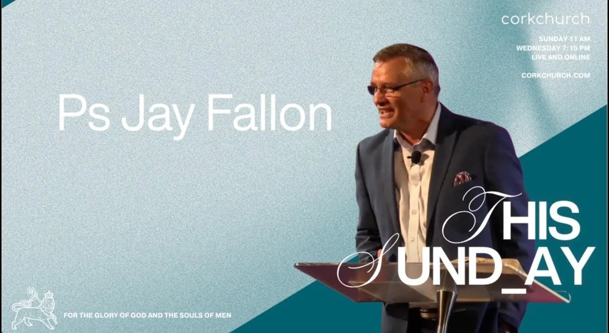 THIS SUNDAY AT CORK CHURCH ✨

We are SO delighted to have Pastor Jay Fallon join us tomorrow, April 12th at 11am for our Sunday service!

Pastor Jay is an anointed speaker &amp; well loved friend here at Cork Church. Come expectant! We know you &amp;