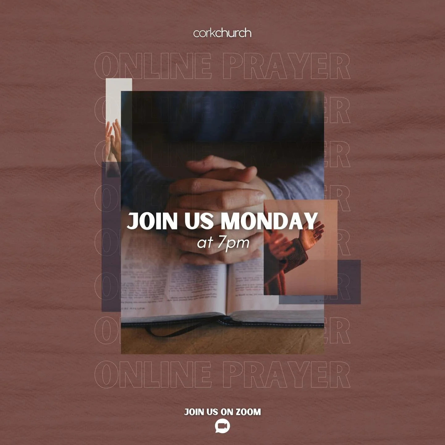 Join us for our Monday Night Zoom Prayer Meeting tonight at 7pm! You can download the app &lsquo;Zoom&rsquo; on your phone or go to www.zoom.us on your computer. We hope to see you!

Here is the link to join tonight&rsquo;s meeting:
https://us06web.z