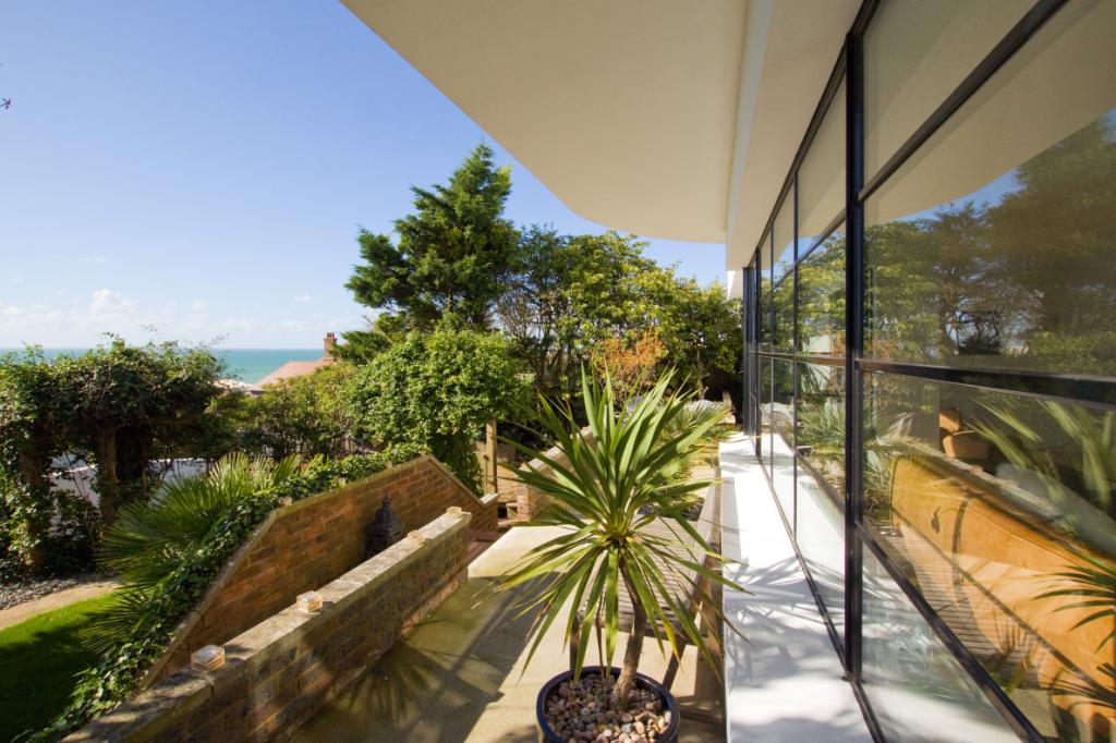 art deco landscape and terrace