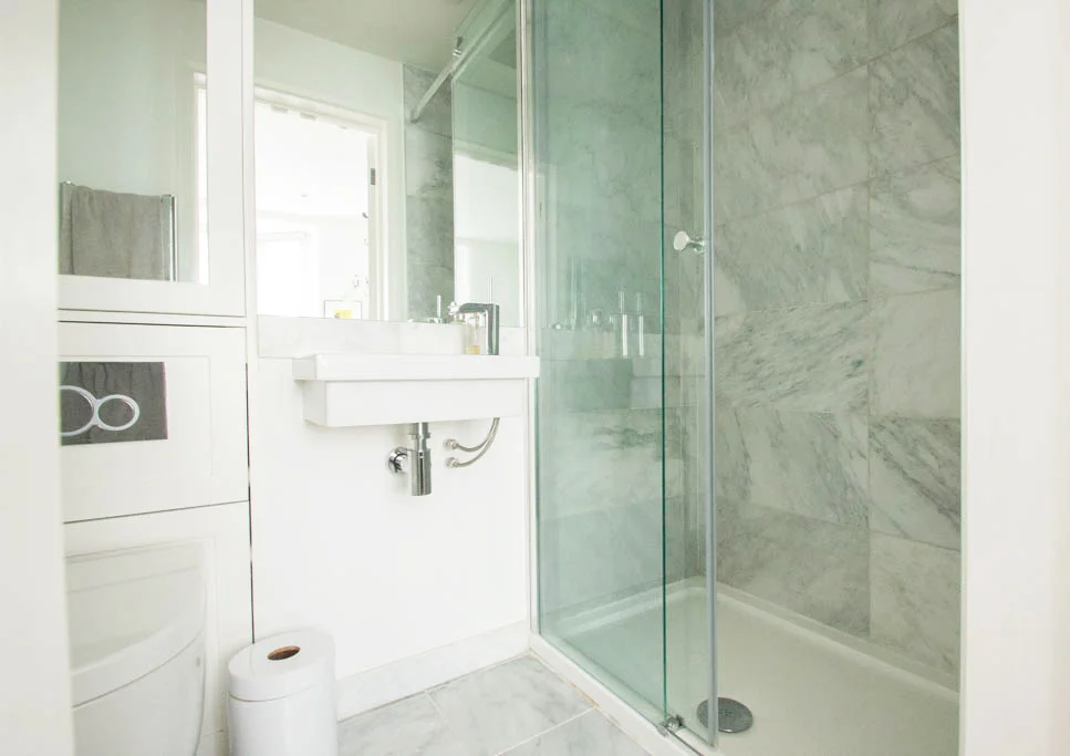 contemporary shower room