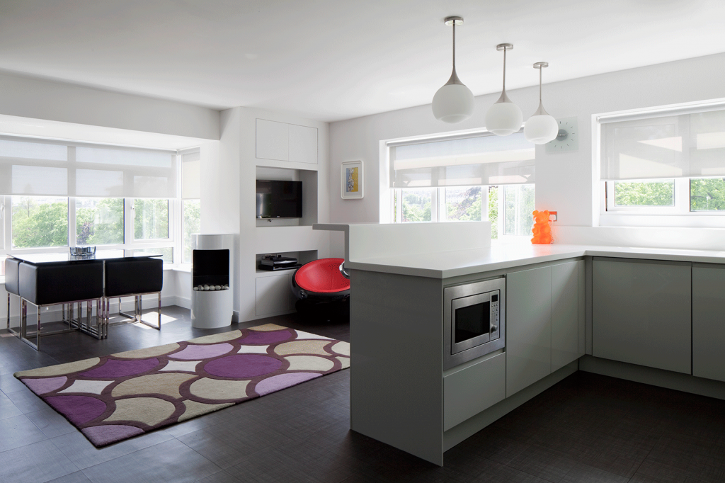 after: kitchen and living area