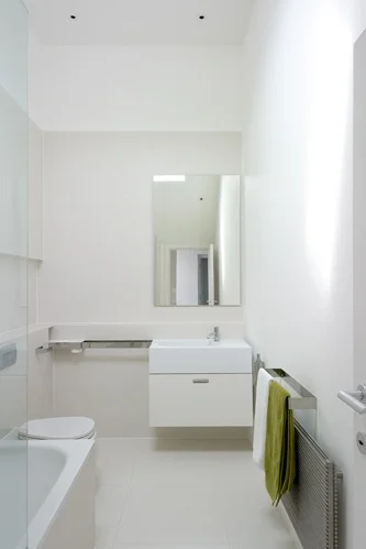 slick contemporary modern bathroom