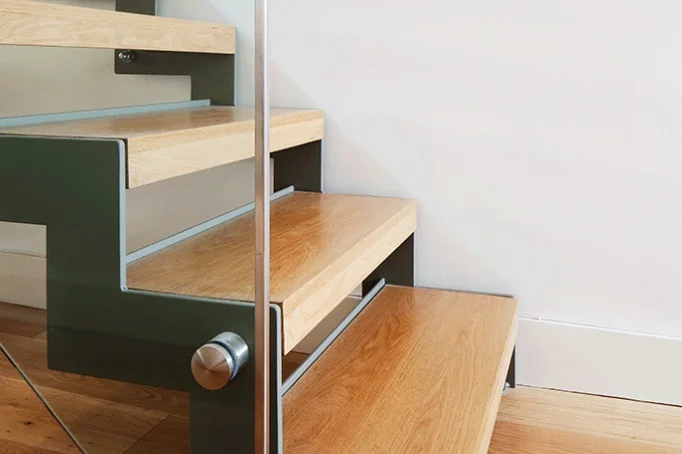 contemporary stair detail