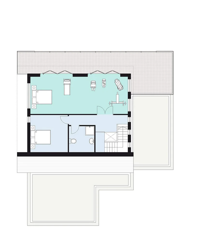 home two: first floor plan
