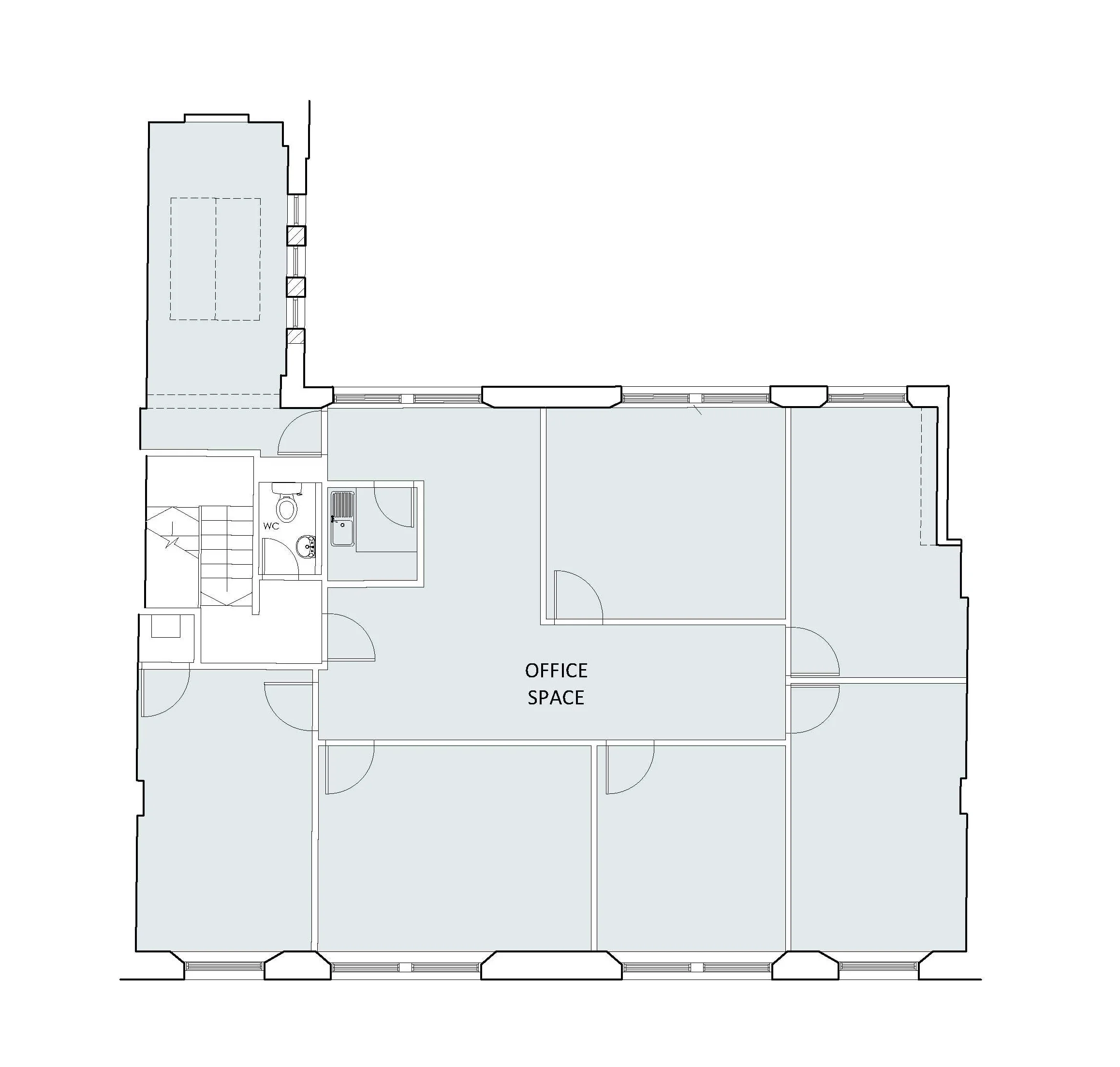 existing second floor plan