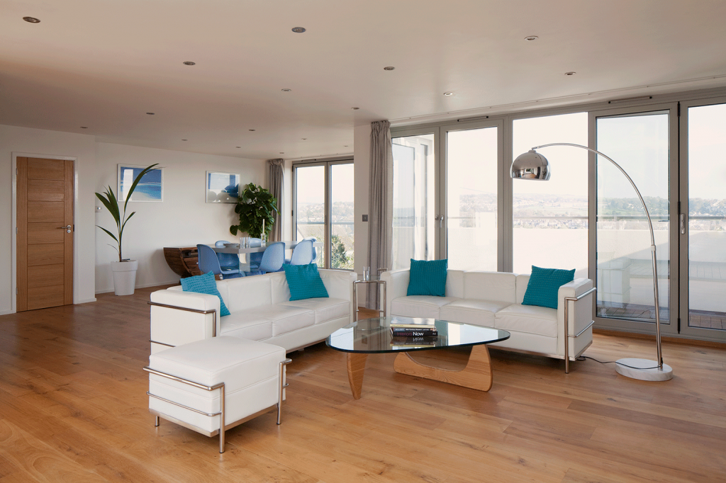 open plan living area
