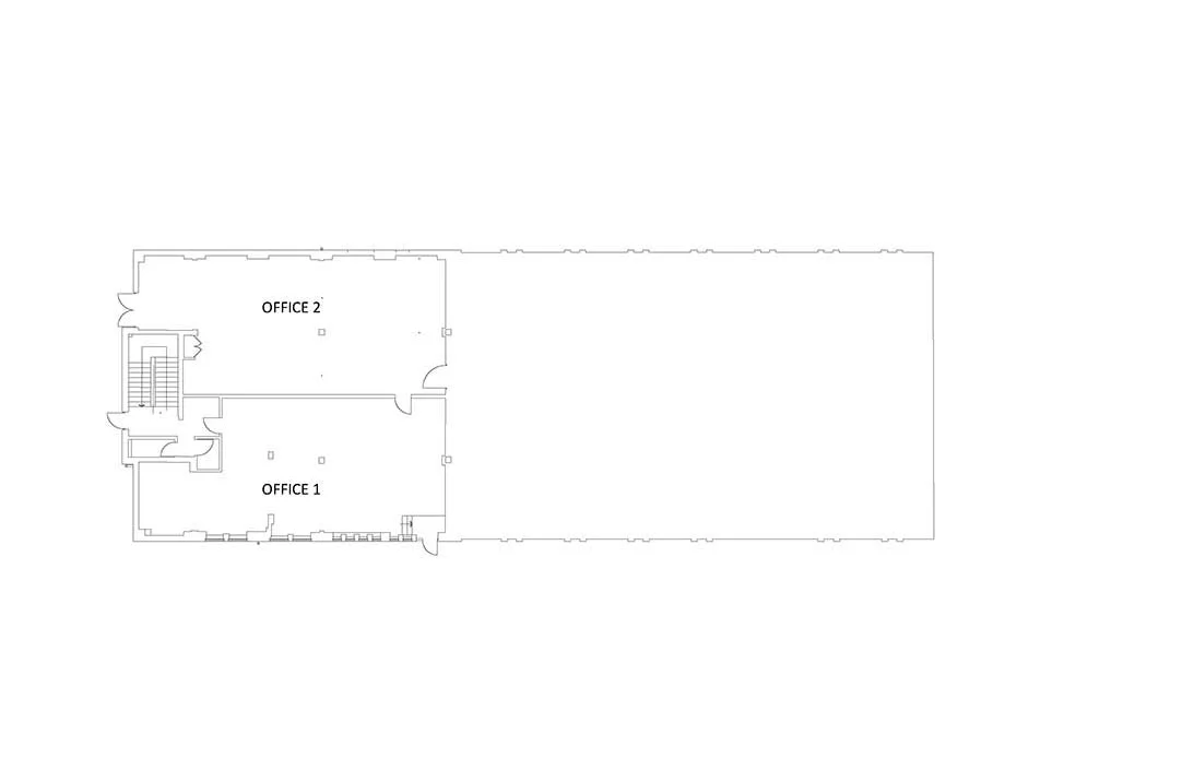 existing ground floor plan