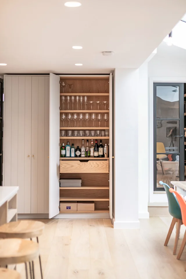 hidden bar for the perfect gin and tonic