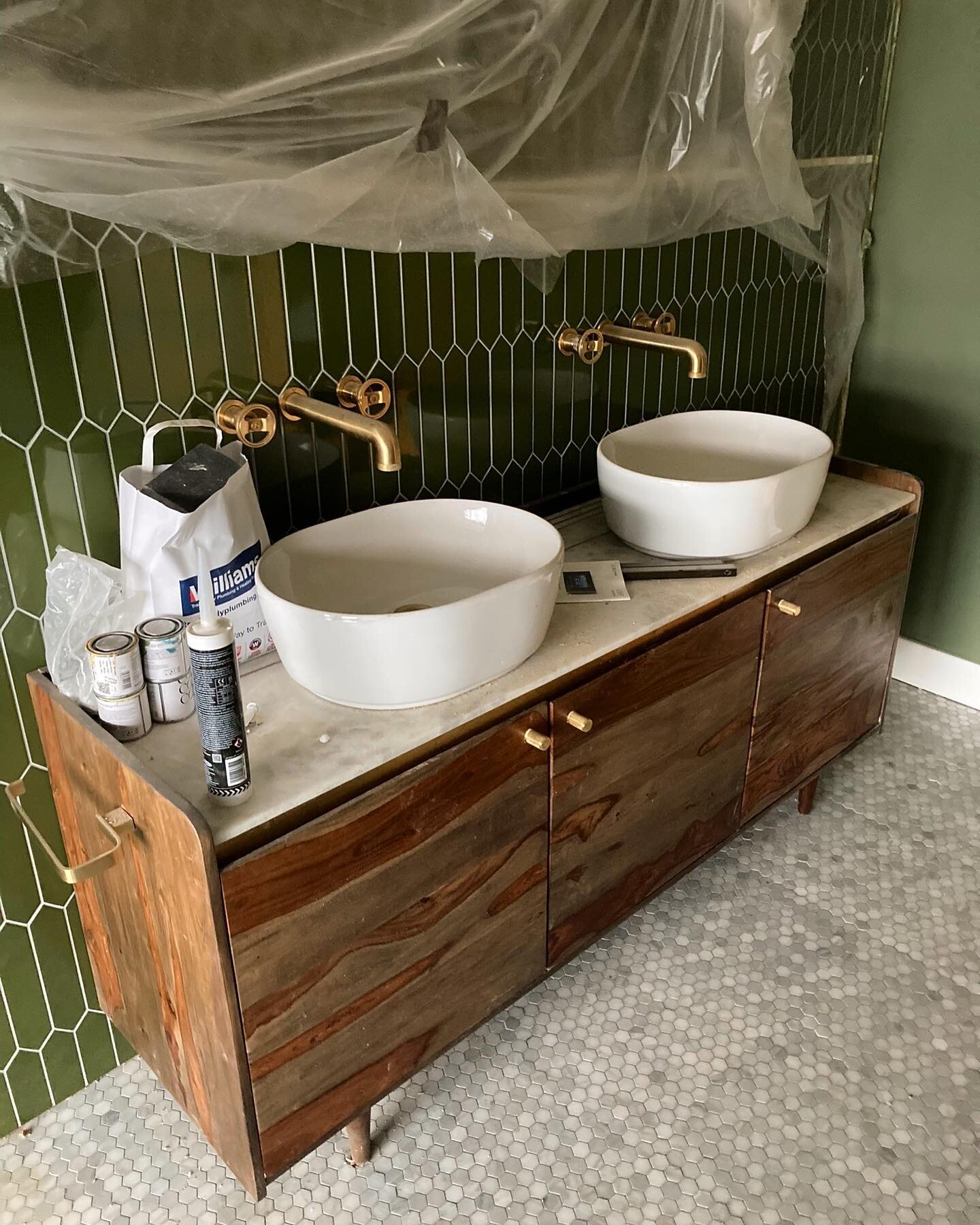 A mixture of unique tiles going into these beautiful bathrooms at the moment. These finishing touches are underway and we&rsquo;re so excited to start seeing these rooms take shape. 

More updates coming very soon!

#bathroomrenovation #bathroomdesig