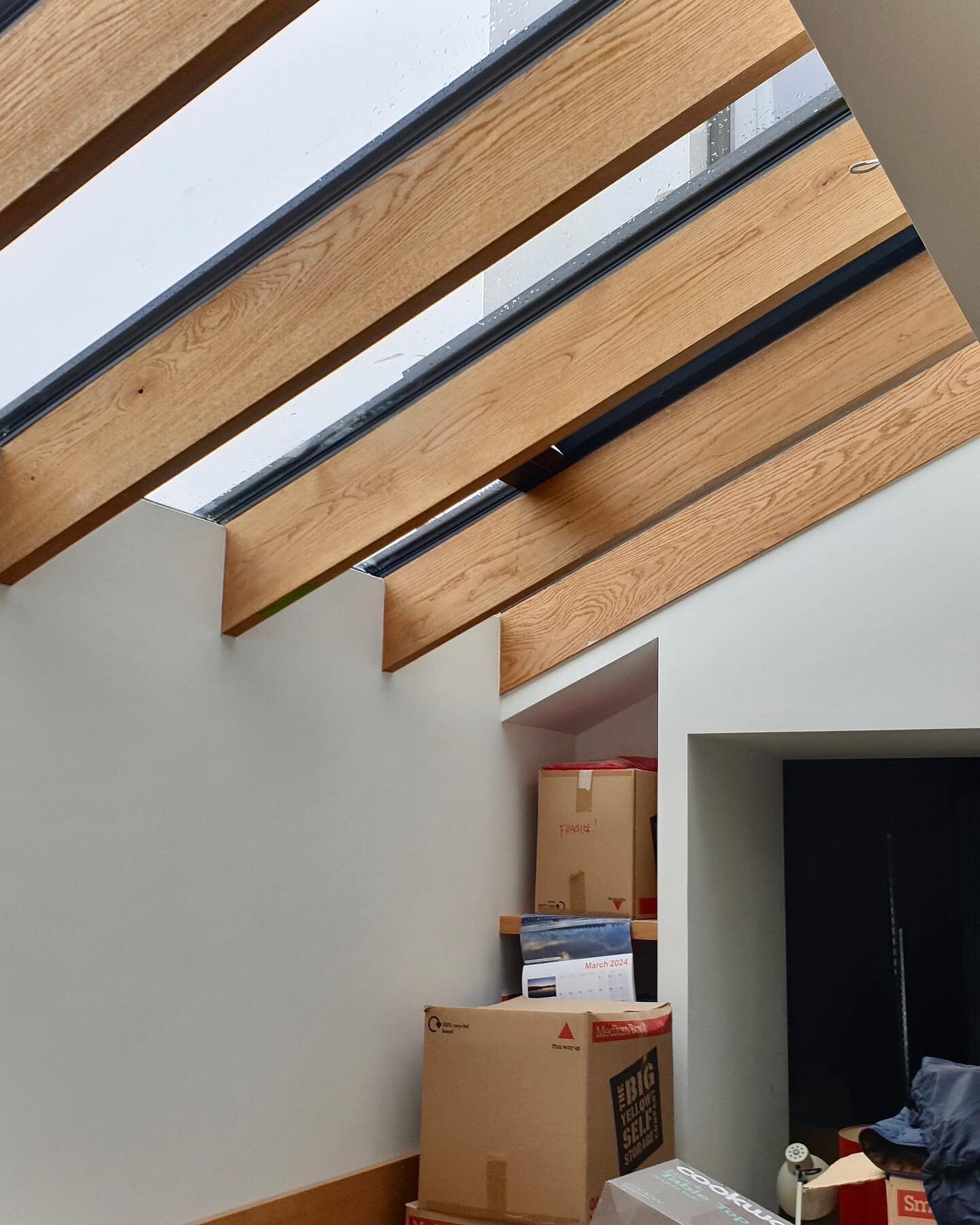 Fully glazed side extension bringing in much needed light with some statement oak timber rafters. 

Soon to be finished, this dining area will be sun filled and welcoming - perfect timing for social spring festivities. 

@filbybuilders2 

#excitedfor