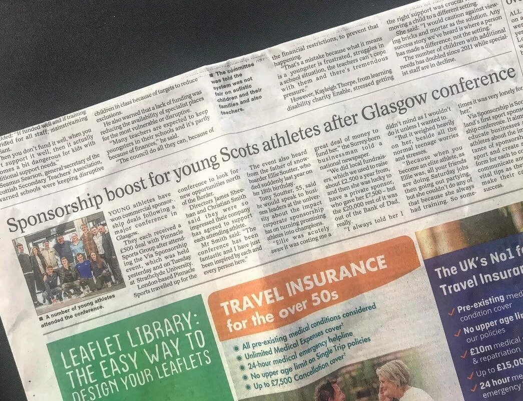 Press on sponsorship boost for athletes awarded at Via Sponsorship.
