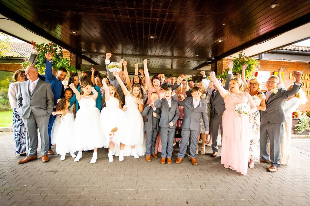 Autumn Wedding photography at The Parkway Hotel Cwmbran