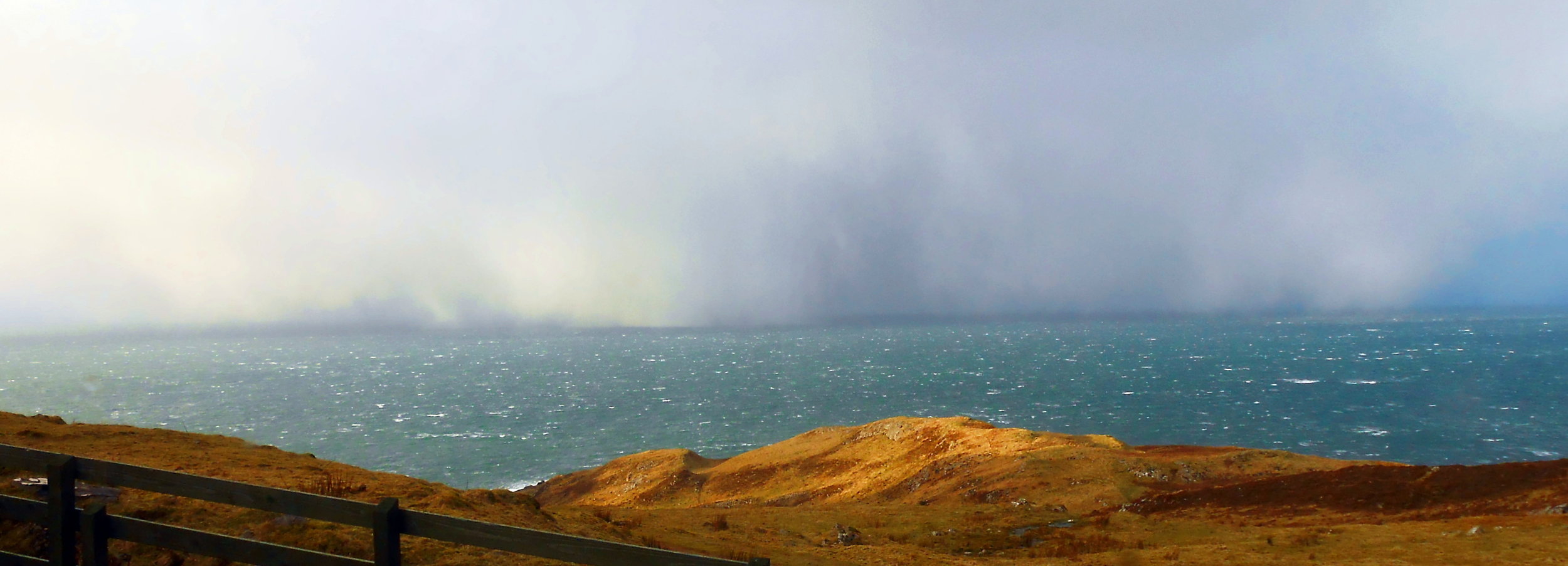 NNW Force 8, snow approaching