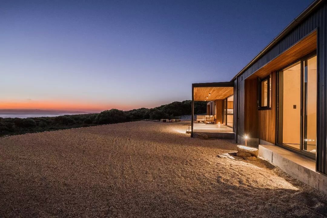 Bremer Bay beauty.

Titled Native Dog Cabin, this home is in the Homes New category of the 2023 Architecture Awards and is the result of a lifetime dream of having a place overlooking the ocean. 

The relaxed and peaceful design makes the most of the