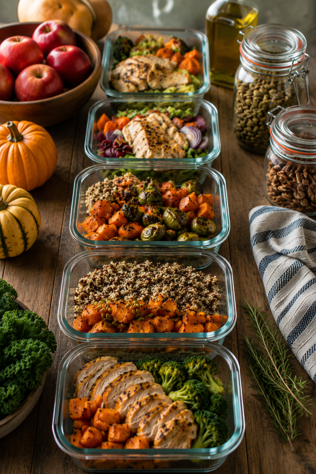 Fall Meal Prep Made Easy: A Week of Healthy Eating in a Few Hours