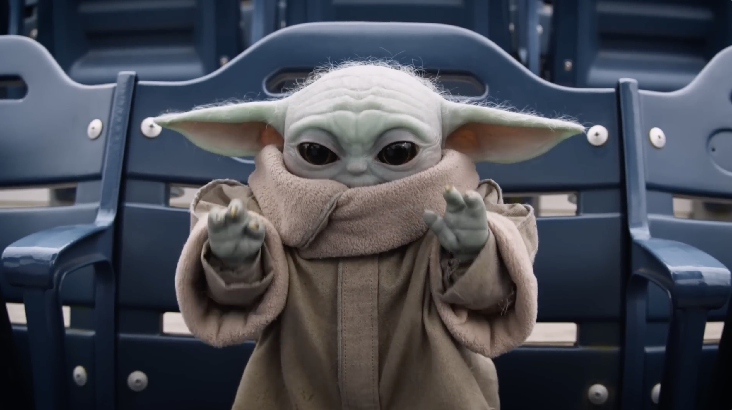 Mason Miller and Grogu starred in a new Star Wars promo and Mason got a little help from Grogu �