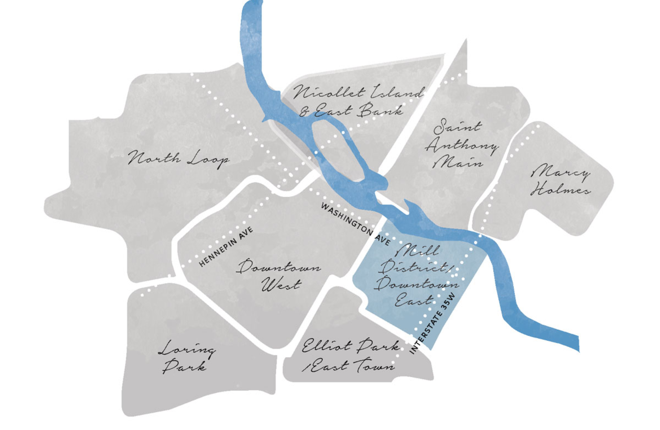 Mill District  |  Downtown East