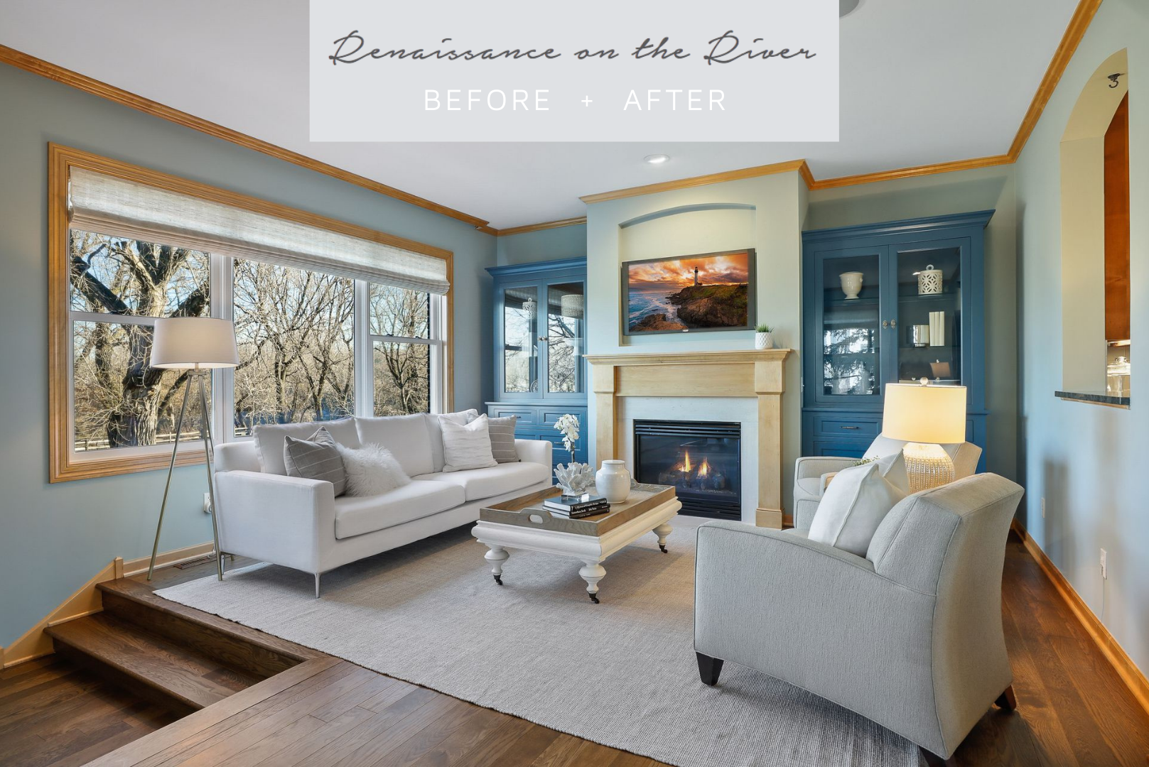 Before and After Staging Series |  Spacious North Loop Townhome