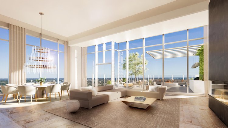 Four Seasons Private Residences | Penthouse #3602 | $5,850,000 ... - Segregated Private Spaces Penthouse