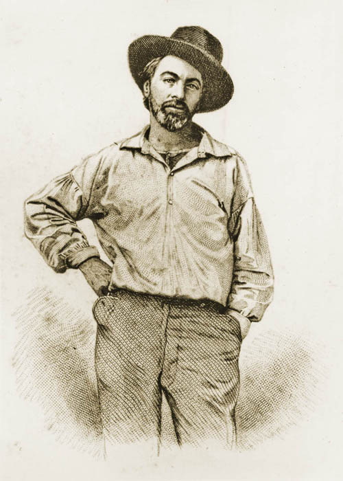  Walt Whitman (1819–1892) is a colossal figure in American literature and art. Recognized internationally as the first major exponent of free verse, he has been called America's “poet of democracy.” 