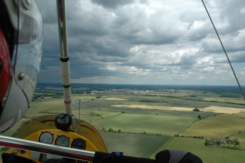 Approaching Kemble from the West on a cloudy day.