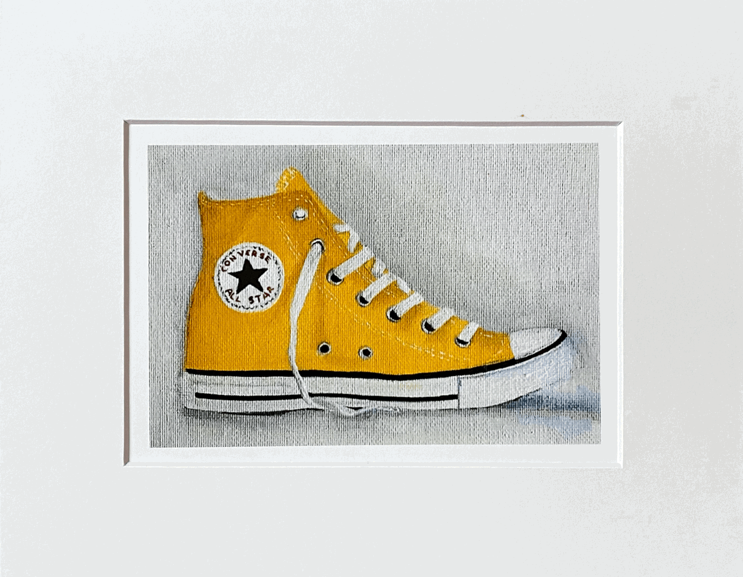 caravan jaloezie verzameling Yellow Converse Fine Art Print — Katherine Fehn