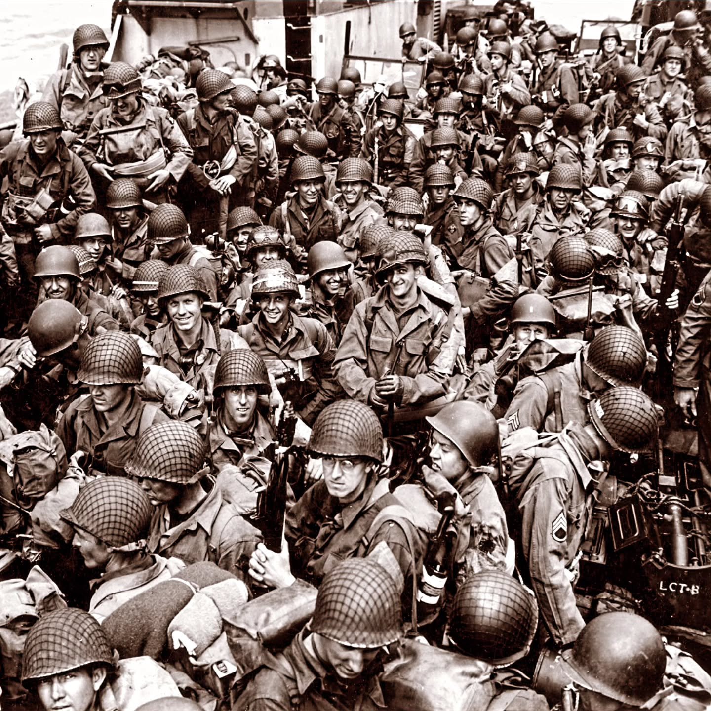 D-Day &ndash; June 6, 1944

Take a moment. Look at their faces.
Young men with their whole lives ahead of them&mdash;full of hopes, dreams, and the simple desire to live a normal, carefree life. Instead, fate placed them in a moment where the future 