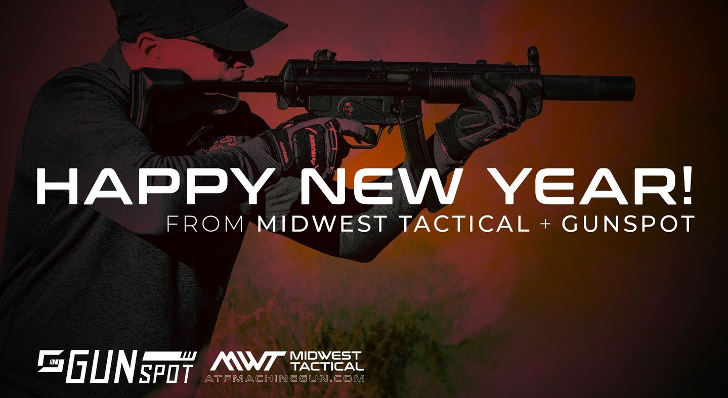 #HappyNewYear from #GunSpot and #MidwestTactical

#SecondAmendment #Hunting #FFLDealer #NFA #Fishing #GunBroker #WWII #Hiking #WWI #History #Auction #Morphys #America