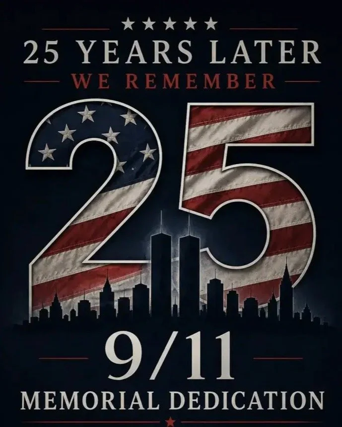 It doesn't take much to remember where we were and how we felt on this day Twenty-five years ago. 

We remember the 2,977 innocent lives lost. We remember the firefighters, police officers, first responders, and ordinary Americans who ran toward the 