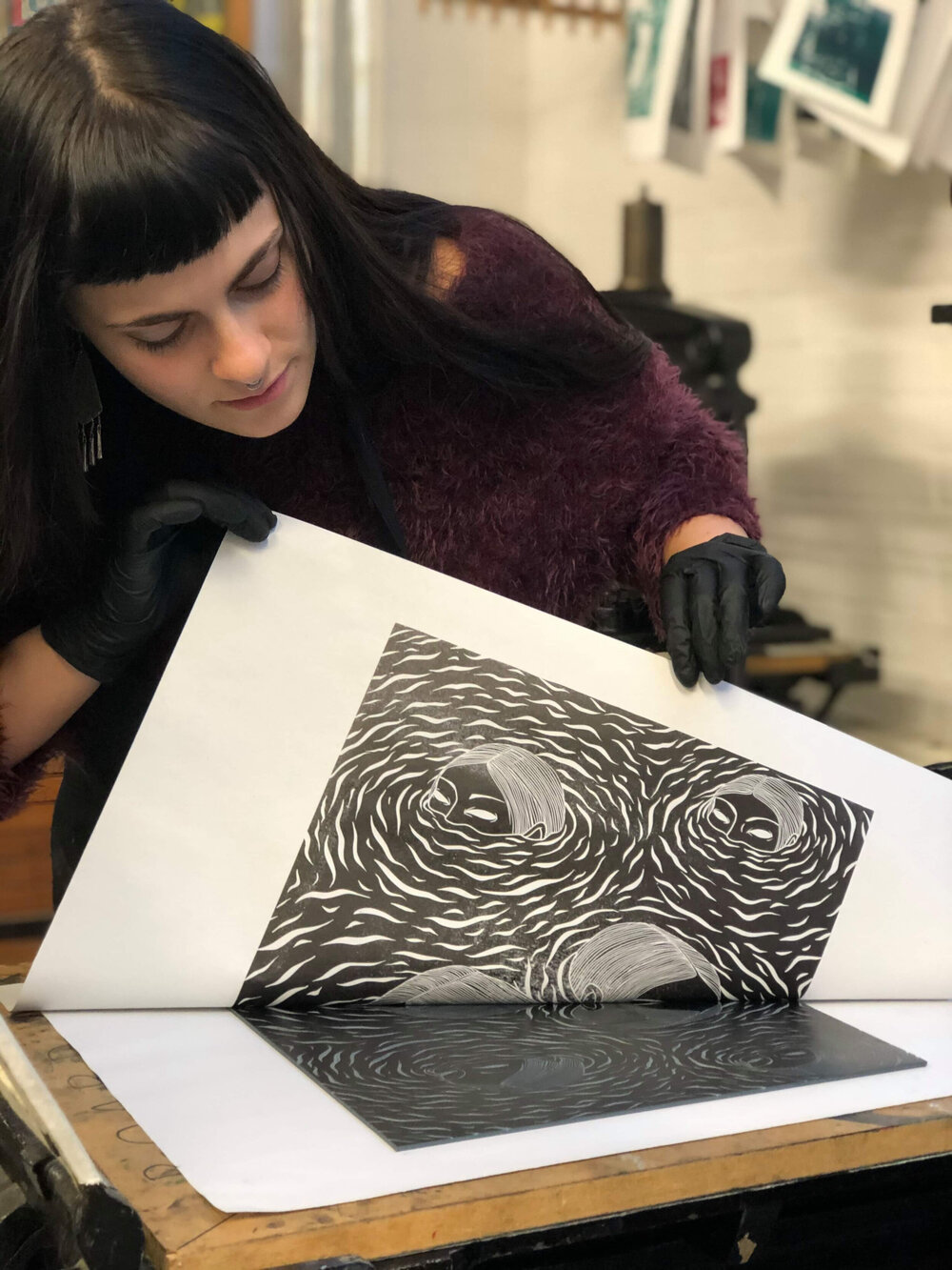 Telling a Story with Printmaking — Brooklyn Art Library / The Sketchbook  Project