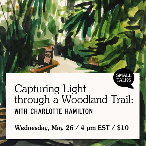 Landscape Painting with Gouache with Anji Timlin — Brooklyn Art Library /  The Sketchbook Project