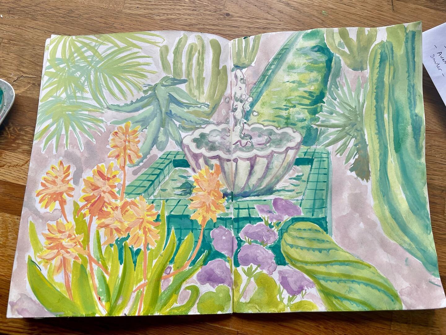.
.
.
.
.
#sketchbook #drawinggardens #gouache #plants #drawingplants #succulents