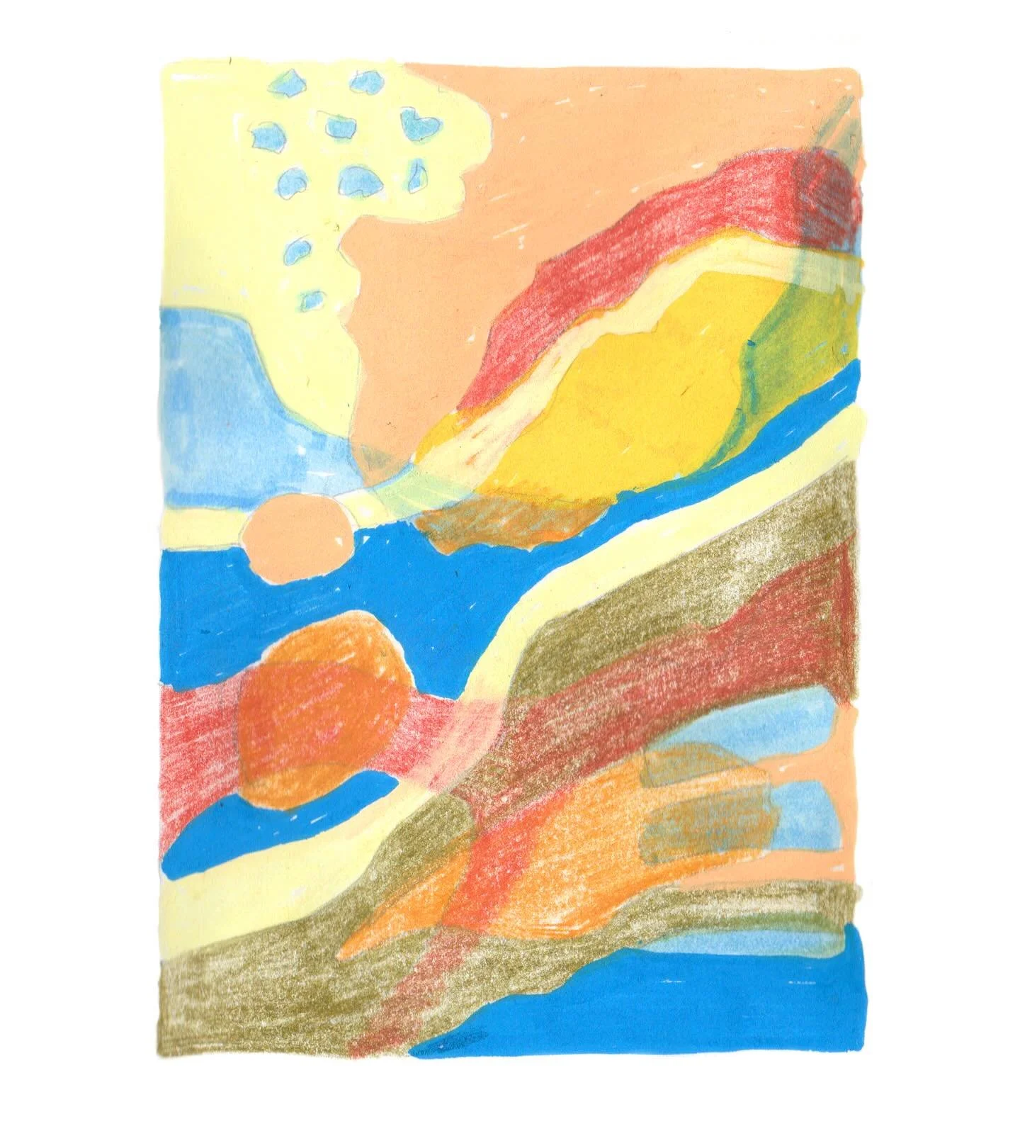 .
.
.
.
.
#workonpaper #drawing #colourcomposition #landscape #colouredpencils #sketchbook #art #colour #contemporarydrawing #sun #blue #warmth #crayondecouleur #sketch #mixedmedia