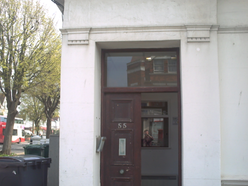 The former bank building where Phil’s father used to work