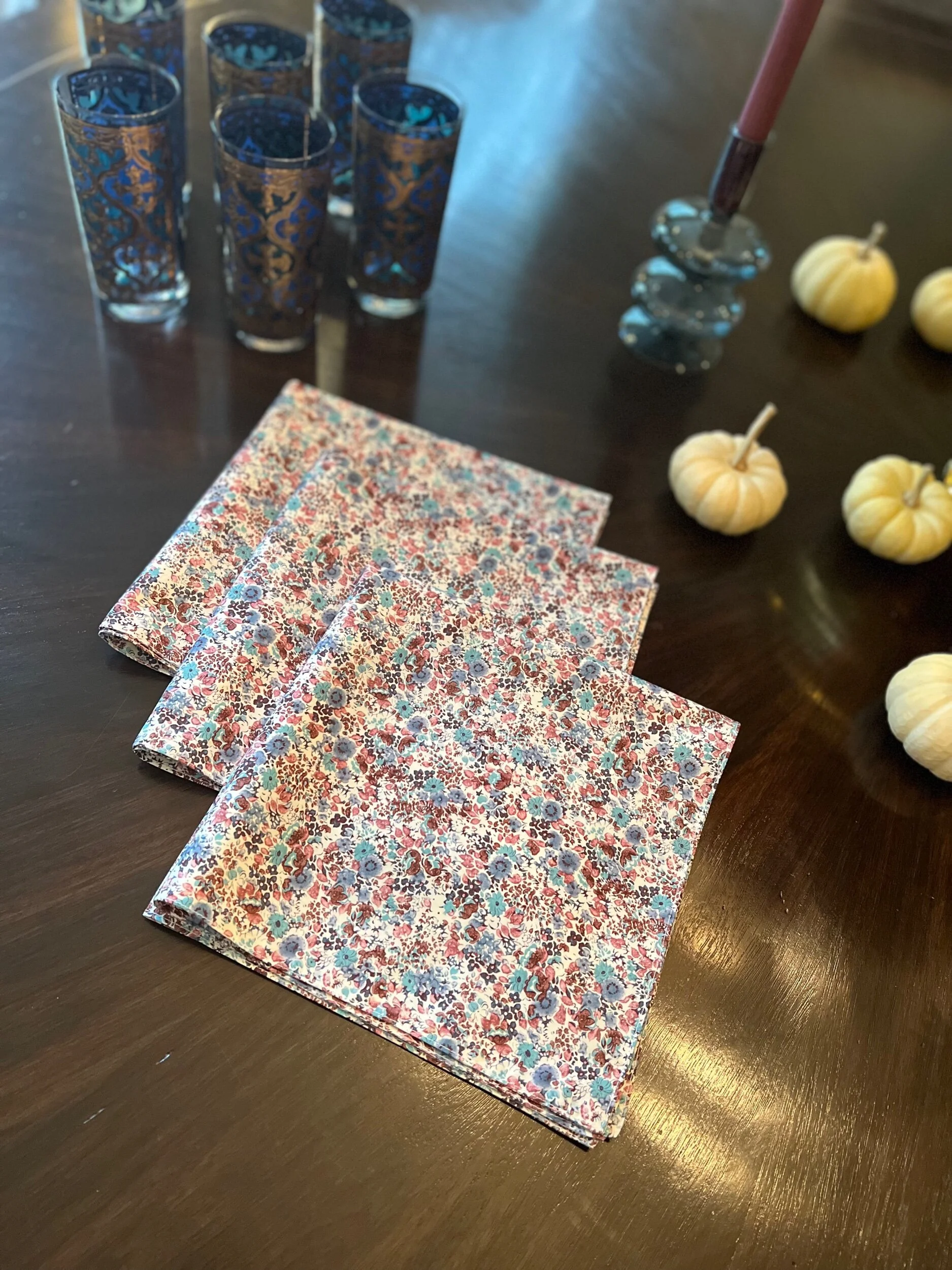 Custom Liberty of London Dinner Napkins - Set of 8