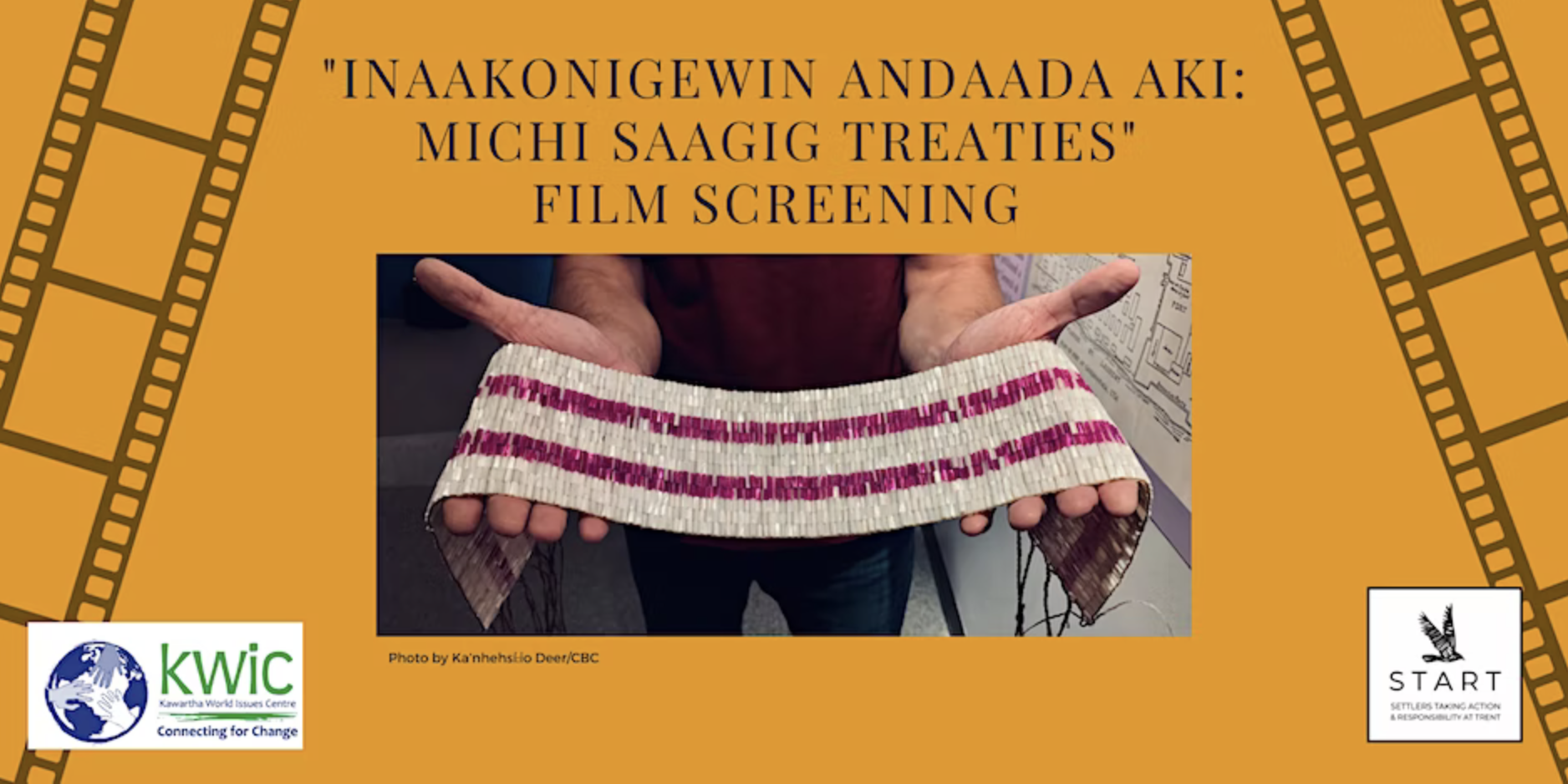 Treaty Week Film Screening: Inaakonigewin Andaada Aki: Michi Saagig Treaties