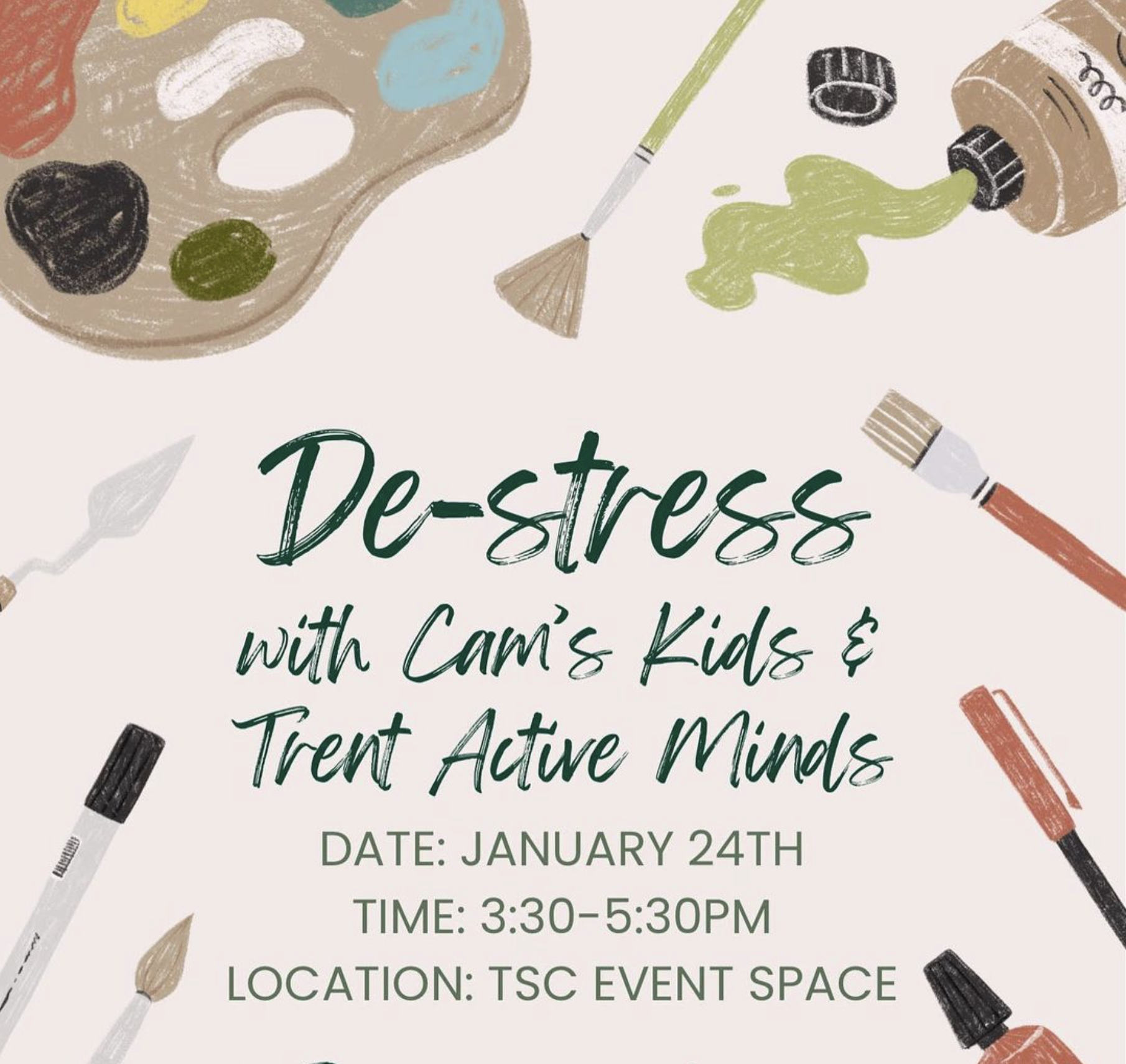 De-Stress with Cam's Kids &amp; Trent Active Minds