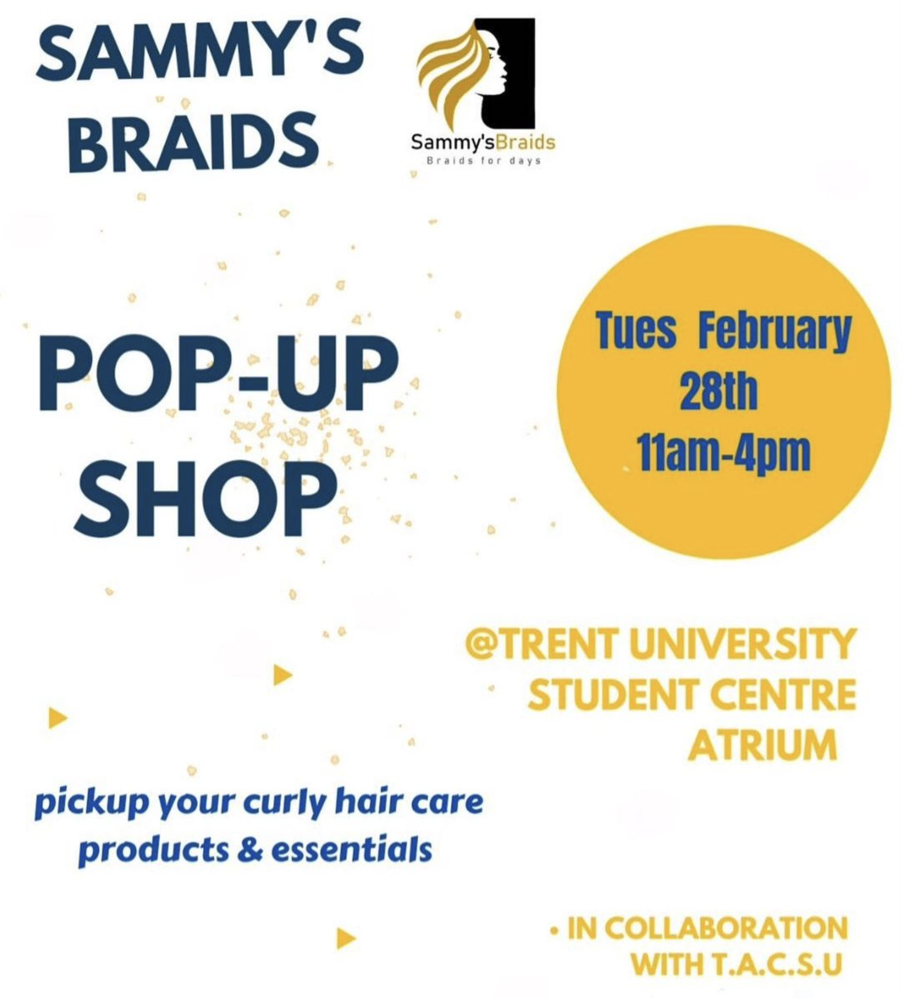 Pop-Up Shop with Sammy's Braids