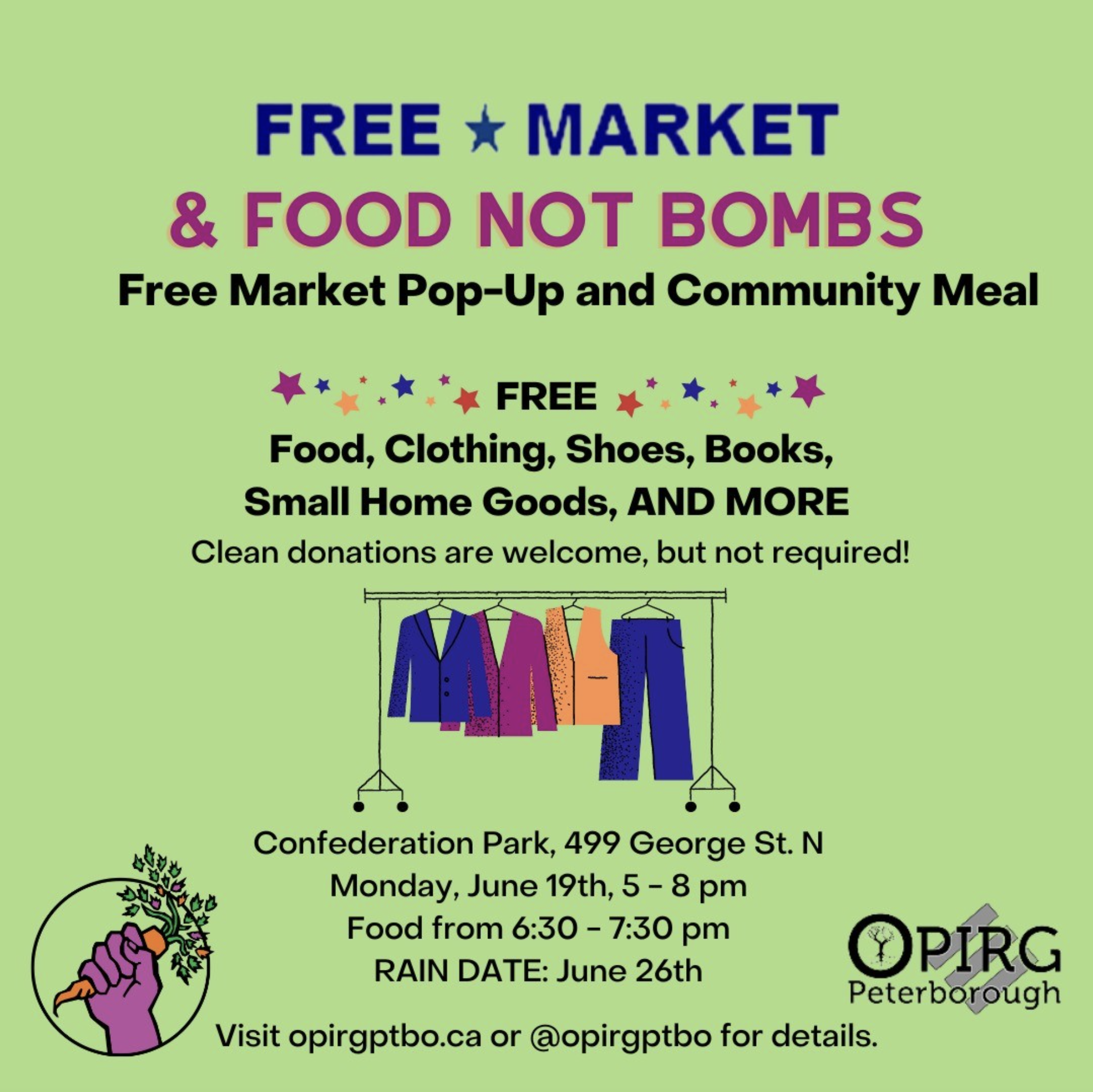 Free Market Pop-Up &amp; Community Meal