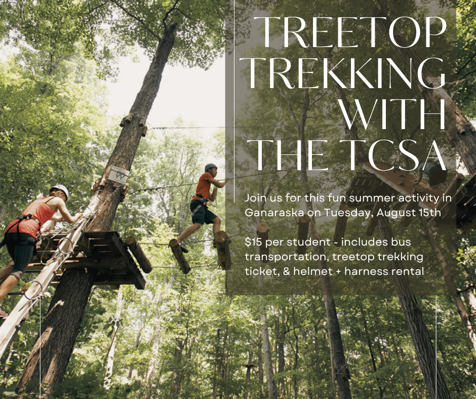 Treetop Trekking with the TCSA
